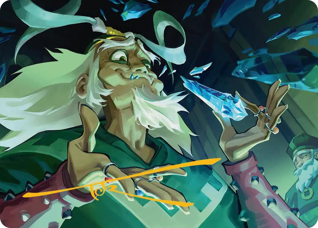 Bumi, King of Three Trials Art Card (Gold-Stamped Signature) [Avatar: The Last Airbender Art Series] | Black Swamp Games