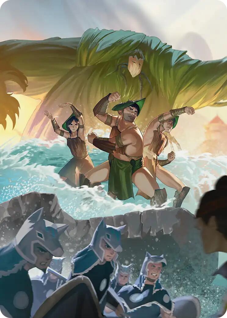 Swampbenders Art Card [Avatar: The Last Airbender Art Series] | Black Swamp Games