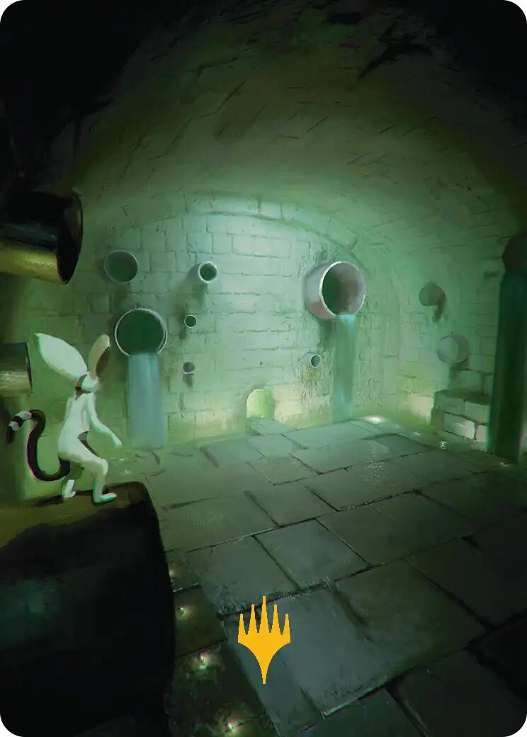 Swamp Art Card (Gold-Stamped Planeswalker Symbol) [Avatar: The Last Airbender Art Series] | Black Swamp Games