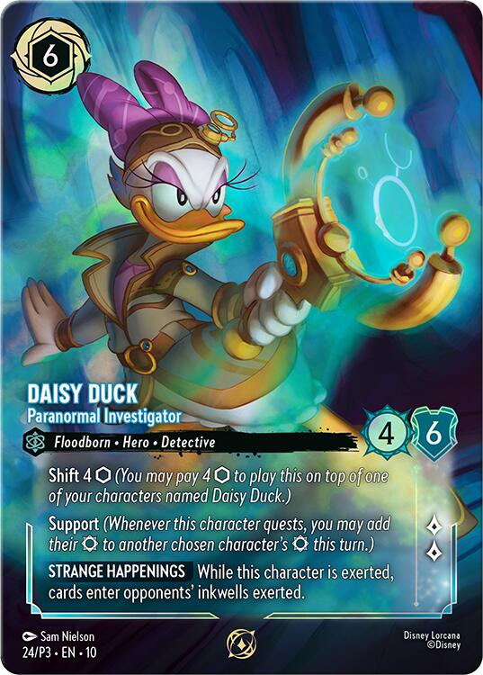Daisy Duck - Paranormal Investigator (Store Championship) (24) [Promo Cards] | Black Swamp Games