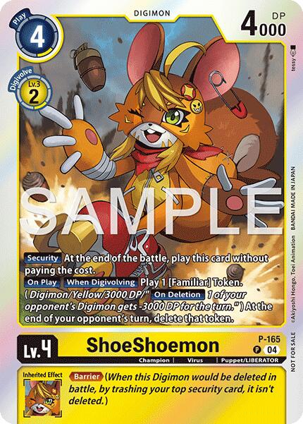 ShoeShoemon [P-165] (Event Pack 8) [Promotional Cards] | Black Swamp Games