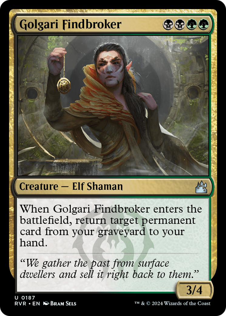 Golgari Findbroker [Ravnica Remastered] | Black Swamp Games