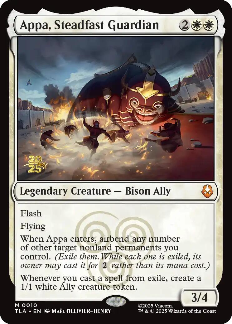 Appa, Steadfast Guardian [Avatar: The Last Airbender Prerelease Cards] | Black Swamp Games