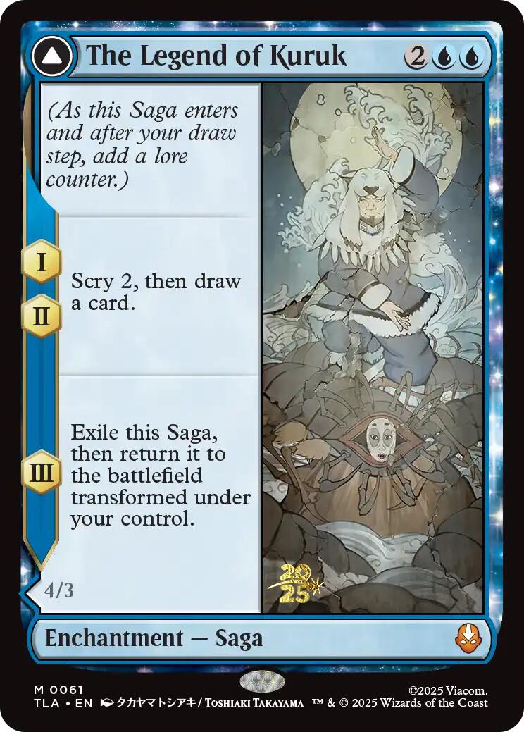 The Legend of Kuruk [Avatar: The Last Airbender Prerelease Cards] | Black Swamp Games