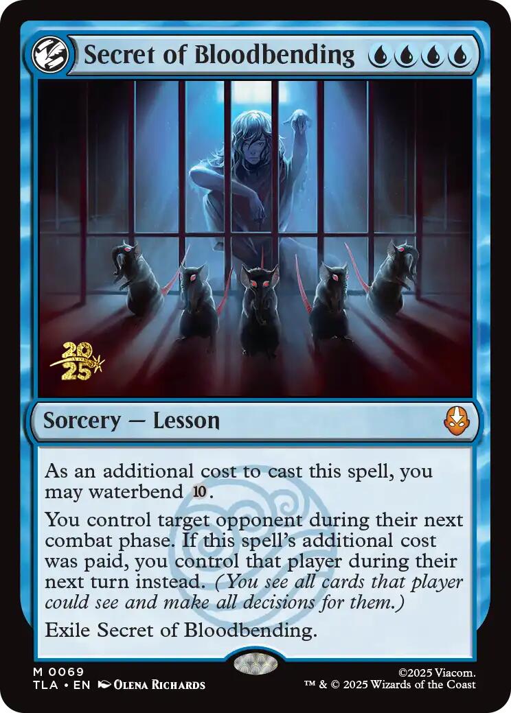 Secret of Bloodbending [Avatar: The Last Airbender Prerelease Cards] | Black Swamp Games
