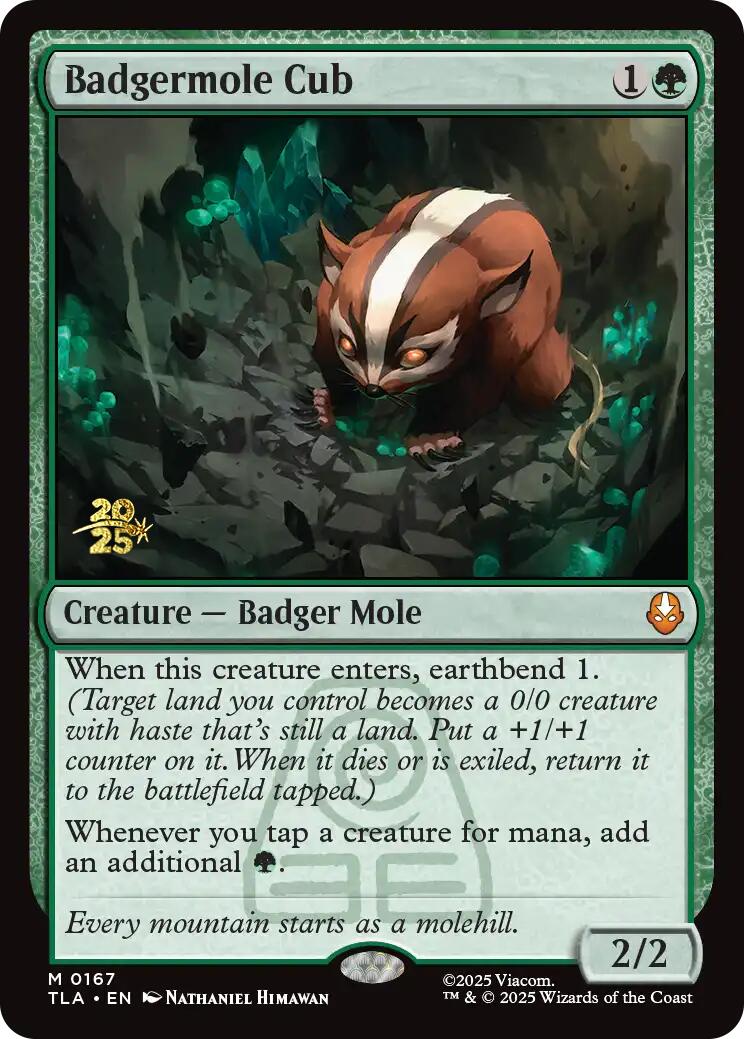 Badgermole Cub [Avatar: The Last Airbender Prerelease Cards] | Black Swamp Games