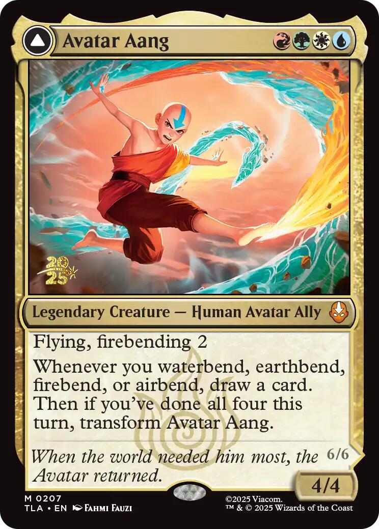 Avatar Aang [Avatar: The Last Airbender Prerelease Cards] | Black Swamp Games