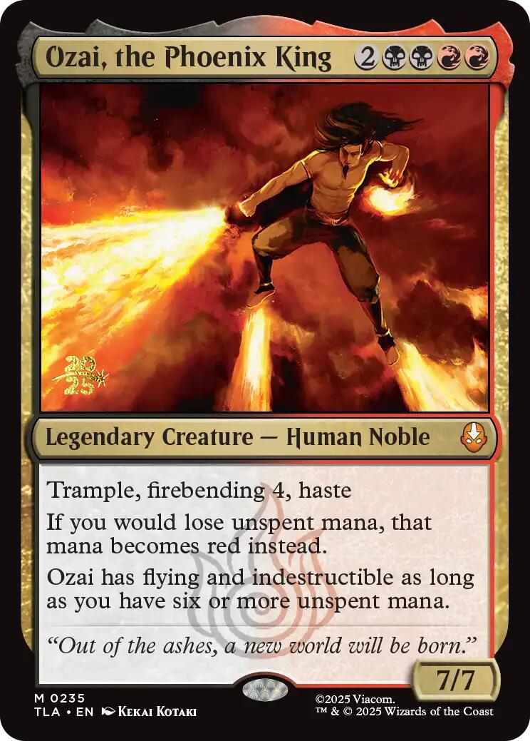 Ozai, the Phoenix King [Avatar: The Last Airbender Prerelease Cards] | Black Swamp Games