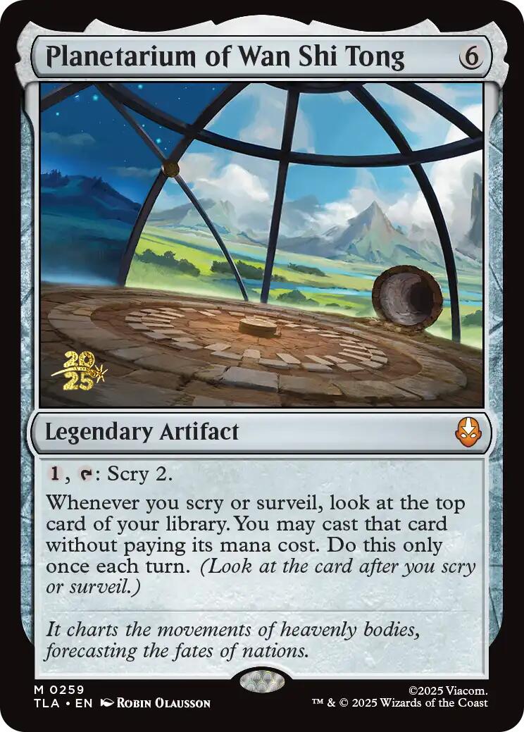 Planetarium of Wan Shi Tong [Avatar: The Last Airbender Prerelease Cards] | Black Swamp Games