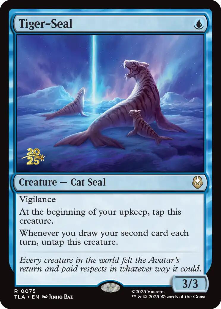 Tiger-Seal [Avatar: The Last Airbender Prerelease Cards] | Black Swamp Games