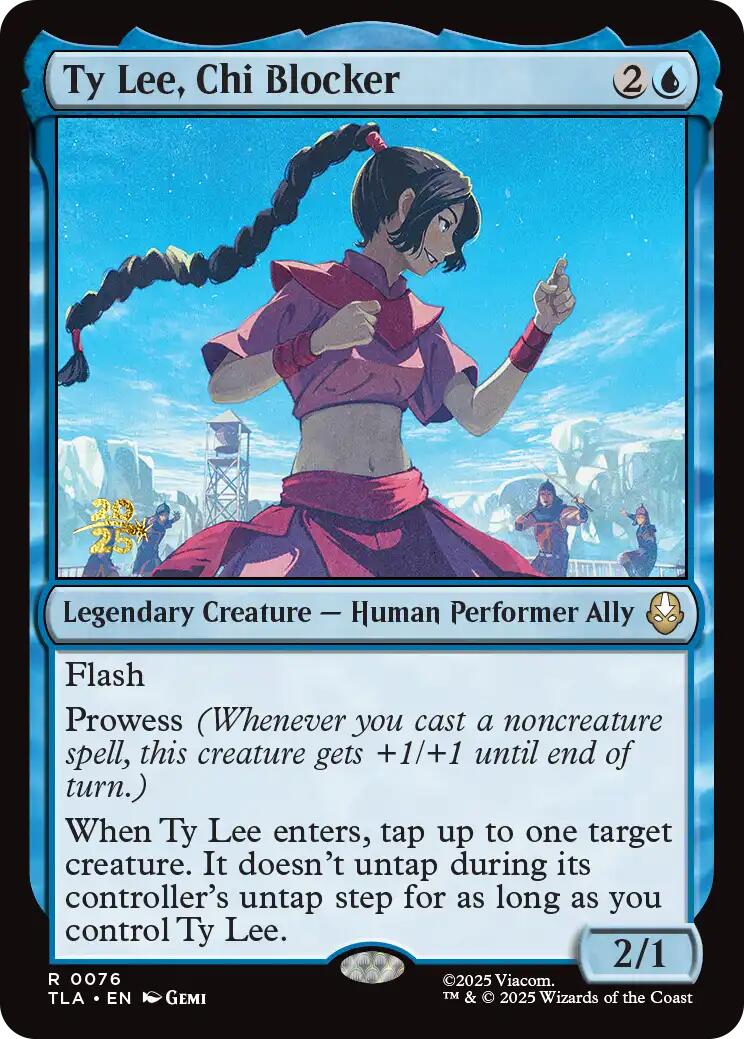 Ty Lee, Chi Blocker [Avatar: The Last Airbender Prerelease Cards] | Black Swamp Games