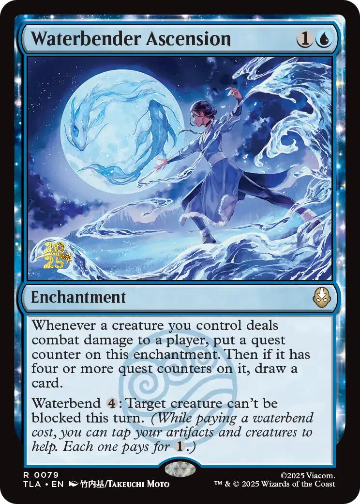 Waterbender Ascension [Avatar: The Last Airbender Prerelease Cards] | Black Swamp Games