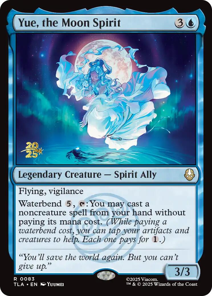 Yue, the Moon Spirit [Avatar: The Last Airbender Prerelease Cards] | Black Swamp Games