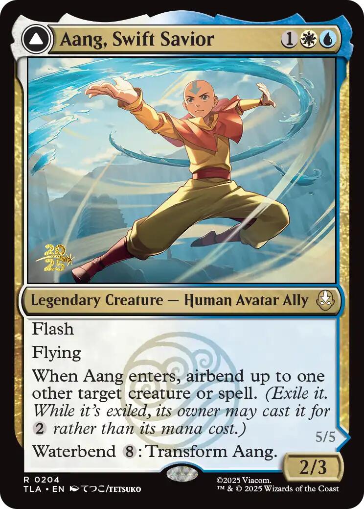 Aang, Swift Savior [Avatar: The Last Airbender Prerelease Cards] | Black Swamp Games