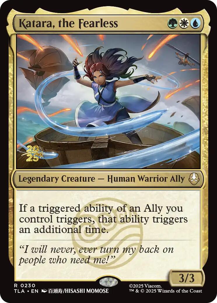 Katara, the Fearless [Avatar: The Last Airbender Prerelease Cards] | Black Swamp Games