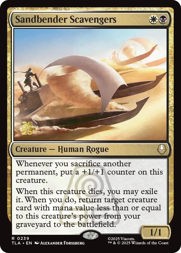 Sandbender Scavengers [Avatar: The Last Airbender Prerelease Cards] | Black Swamp Games