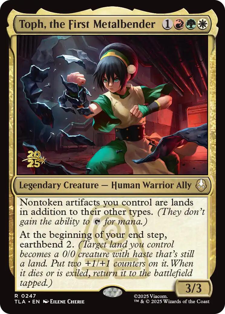 Toph, the First Metalbender [Avatar: The Last Airbender Prerelease Cards] | Black Swamp Games