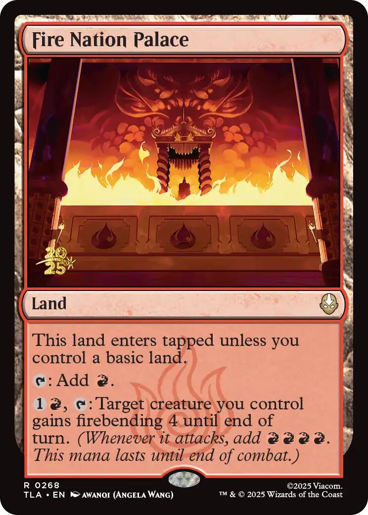 Fire Nation Palace [Avatar: The Last Airbender Prerelease Cards] | Black Swamp Games