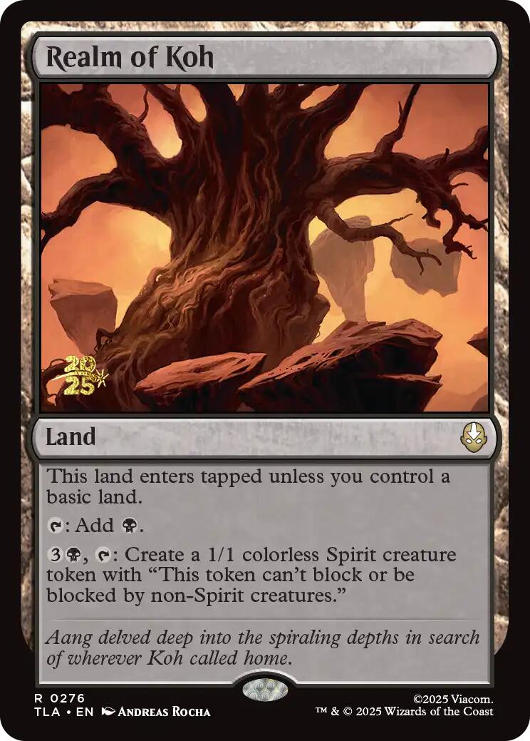 Realm of Koh [Avatar: The Last Airbender Prerelease Cards] | Black Swamp Games