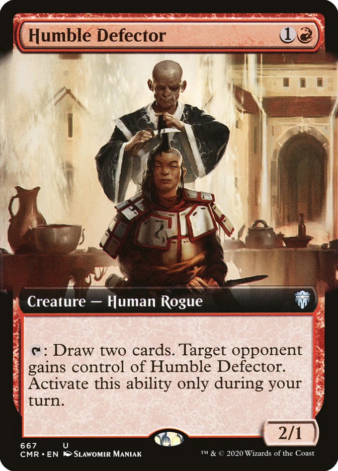 Humble Defector (Extended Art) [Commander Legends] | Black Swamp Games