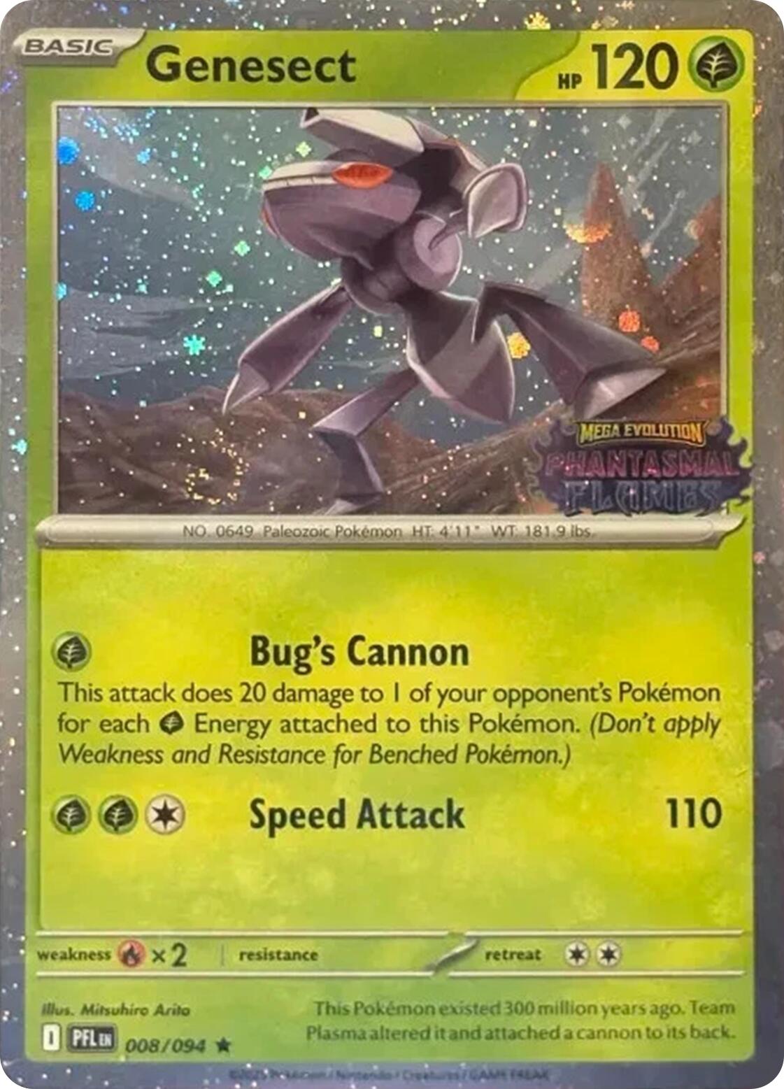 Genesect (008/094) (Cosmos Holo) (Best Buy Exclusive) [Miscellaneous Cards] | Black Swamp Games