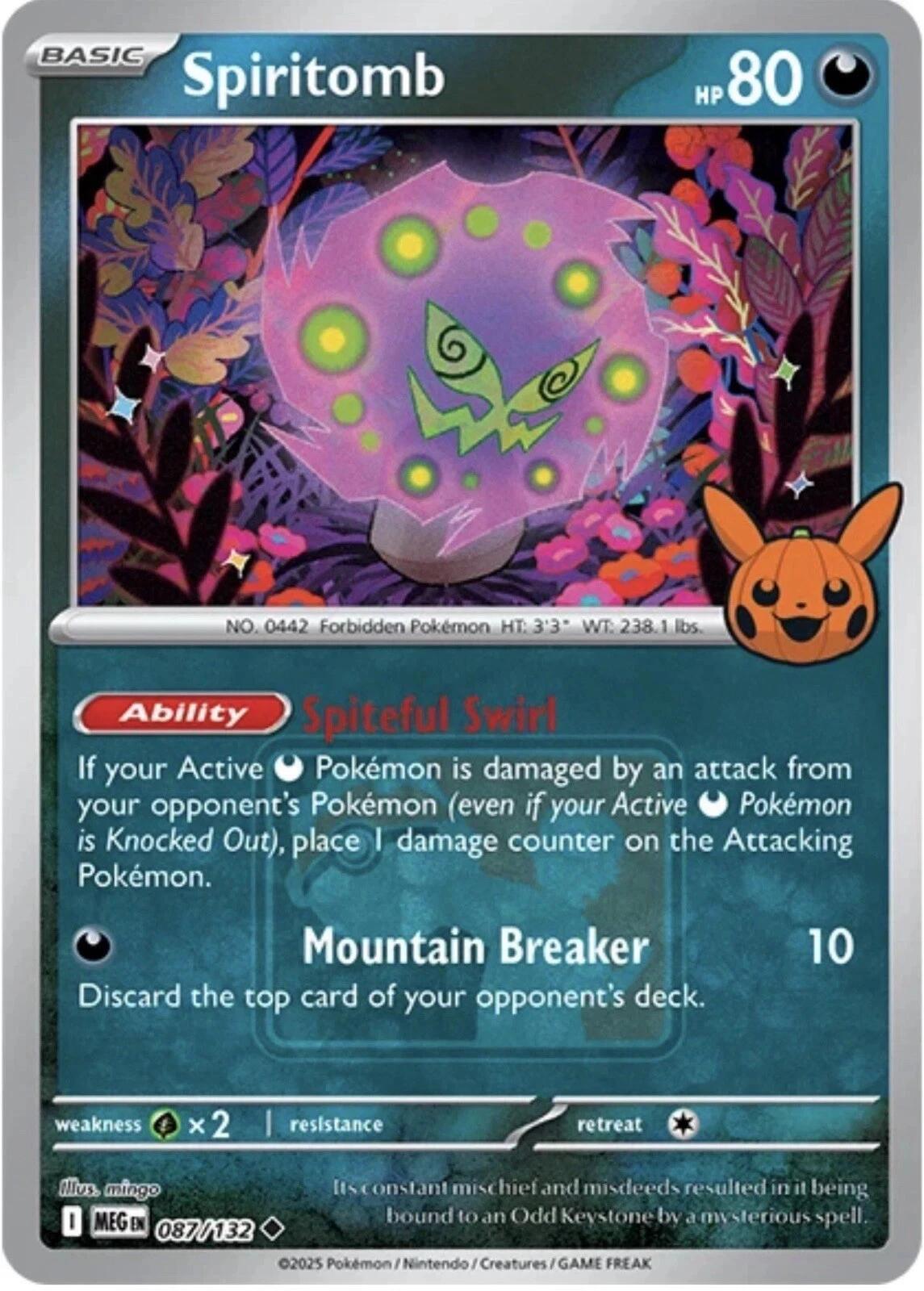 Spiritomb (087/132) (Trick or Trade Stamped) [Miscellaneous Cards] | Black Swamp Games