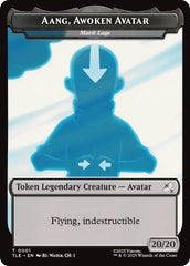 Aang, Awoken Avatar - Marit Lage // Treasure Double-Sided Token [Avatar: The Last Airbender: Eternal-Legal Tokens] | Black Swamp Games