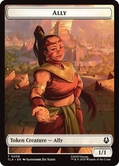 Ally (0008) // Clue (0016) Double-Sided Token [Avatar: The Last Airbender Tokens] | Black Swamp Games