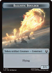 Ballistic Boulder // Soldier (0011) Double-Sided Token [Avatar: The Last Airbender Tokens] | Black Swamp Games