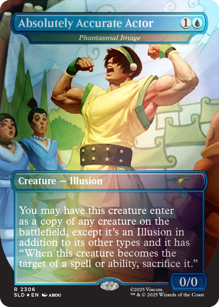 Absolutely Accurate Actor - Phantasmal Image (Rainbow Foil) [Secret Lair Drop Series] | Black Swamp Games