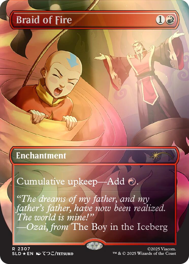 Braid of Fire (2307) (Rainbow Foil) [Secret Lair Drop Series] | Black Swamp Games