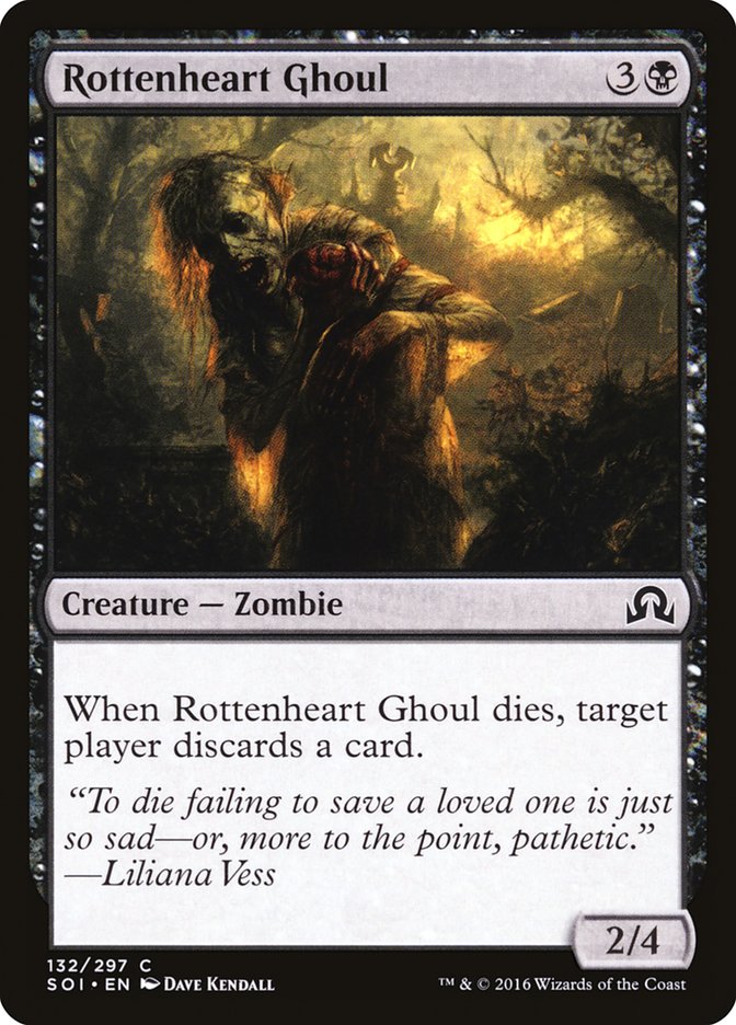 Rottenheart Ghoul [Shadows over Innistrad] | Black Swamp Games