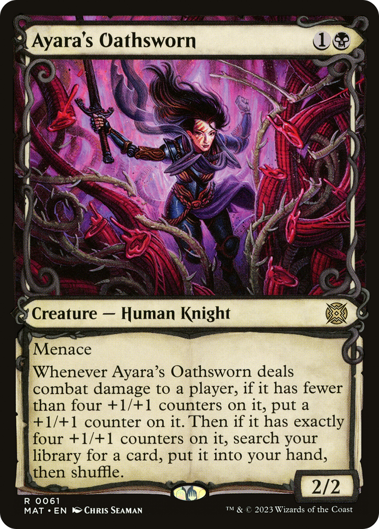 Ayara's Oathsworn (Showcase) [March of the Machine: The Aftermath] | Black Swamp Games