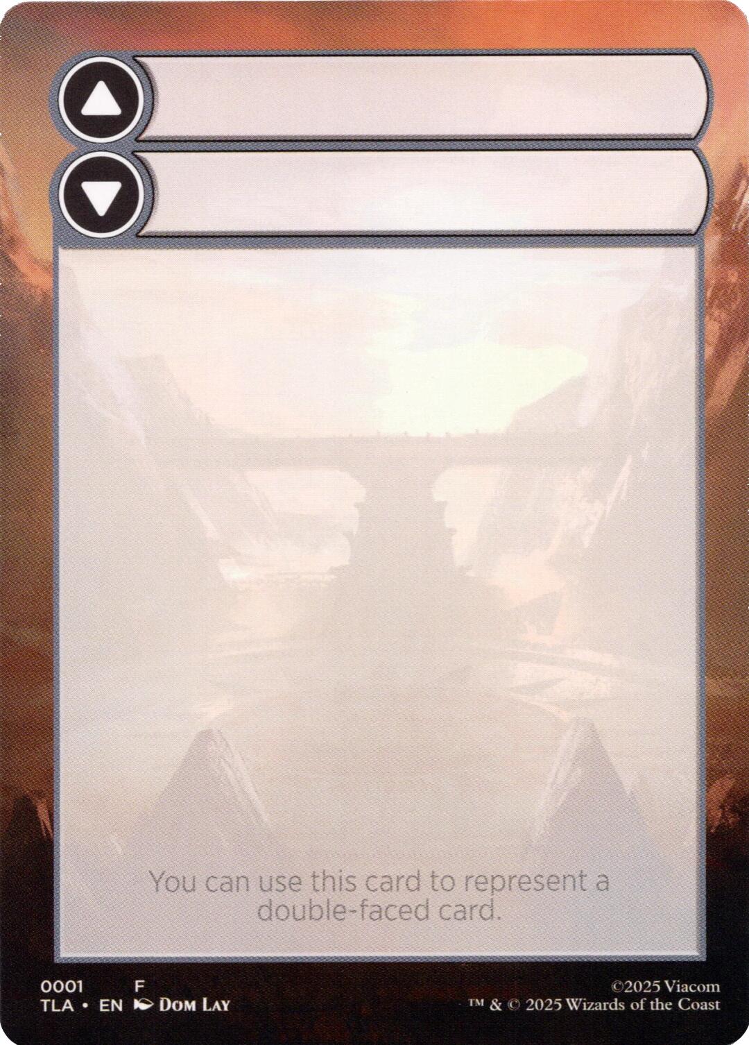 Helper Card [Avatar: The Last Airbender] | Black Swamp Games
