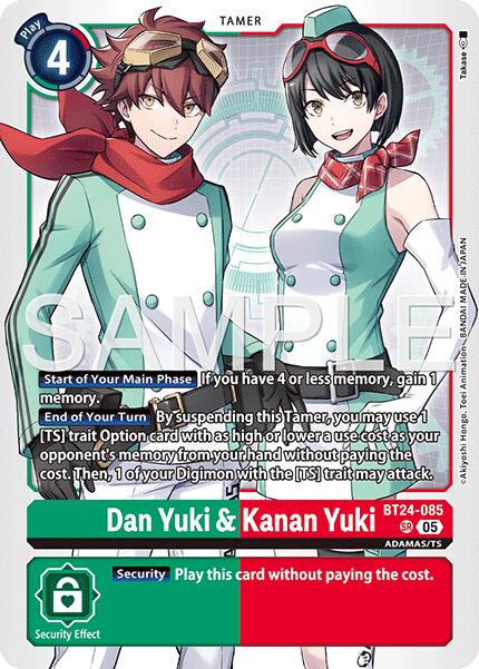 Dan Yuki & Kanan Yuki [BT24-085] [Time Stranger] | Black Swamp Games