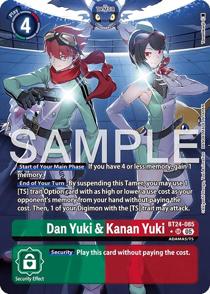 Dan Yuki & Kanan Yuki [BT24-085] (Alternate Art) [Time Stranger] | Black Swamp Games