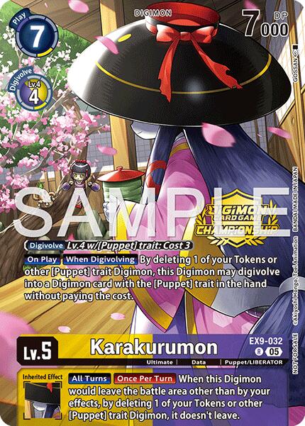 Karakurumon [EX9-032] (Championship 25-26 Season 2 Tamers Pack) [Versus Monsters] | Black Swamp Games