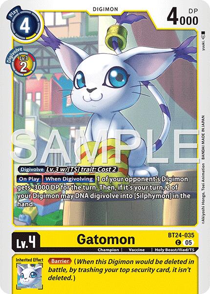 Gatomon [BT24-035] [Time Stranger] | Black Swamp Games