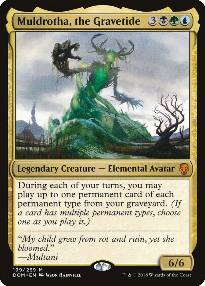 Muldrotha, the Gravetide [Dominaria] | Black Swamp Games