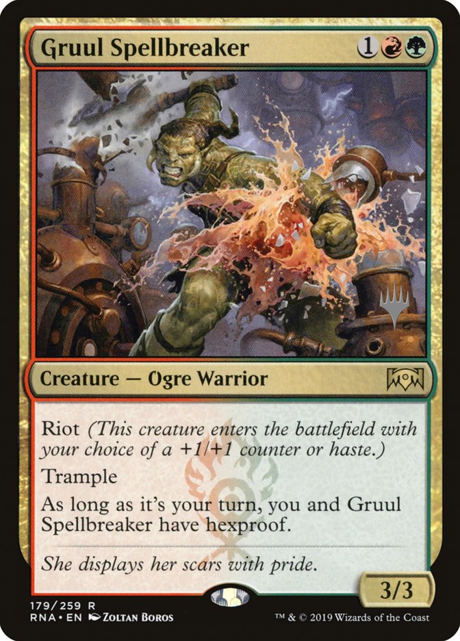 Gruul Spellbreaker (Promo Pack) [Ravnica Allegiance Promos] | Black Swamp Games