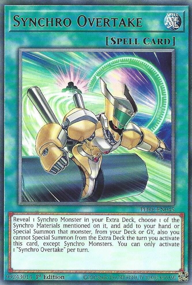 Synchro Overtake [PHRE-EN045] Rare | Black Swamp Games