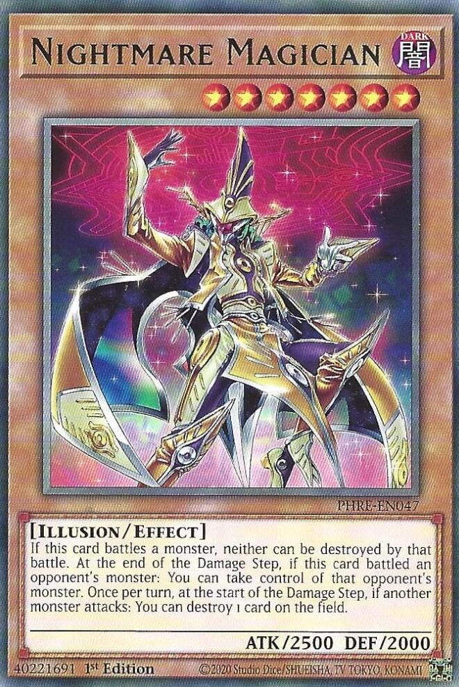 Nightmare Magician [PHRE-EN047] Rare | Black Swamp Games
