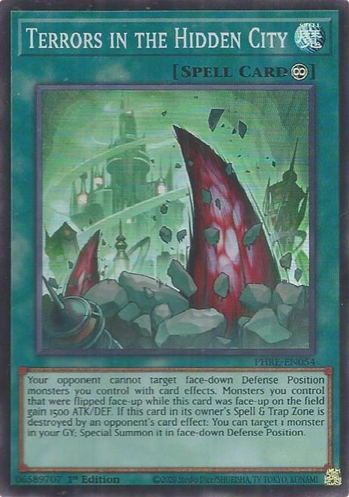 Terrors in the Hidden City (Super Rare) [PHRE-EN054] Super Rare | Black Swamp Games