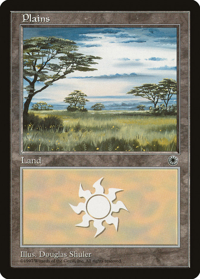 Plains (Yellow Flowers in Grass / Long Dark Cloud in Center) [Portal] | Black Swamp Games