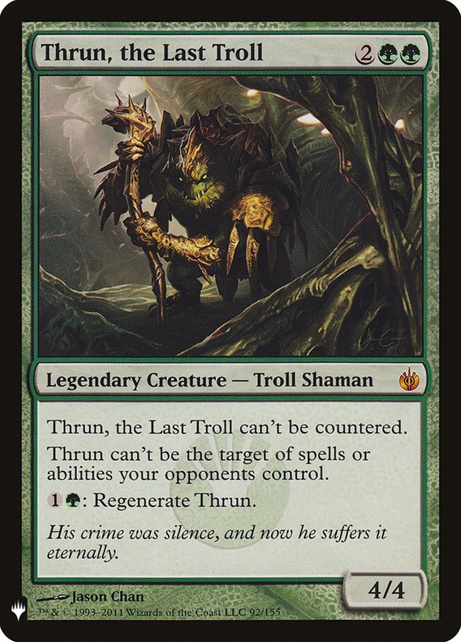 Thrun, the Last Troll [Mystery Booster] | Black Swamp Games