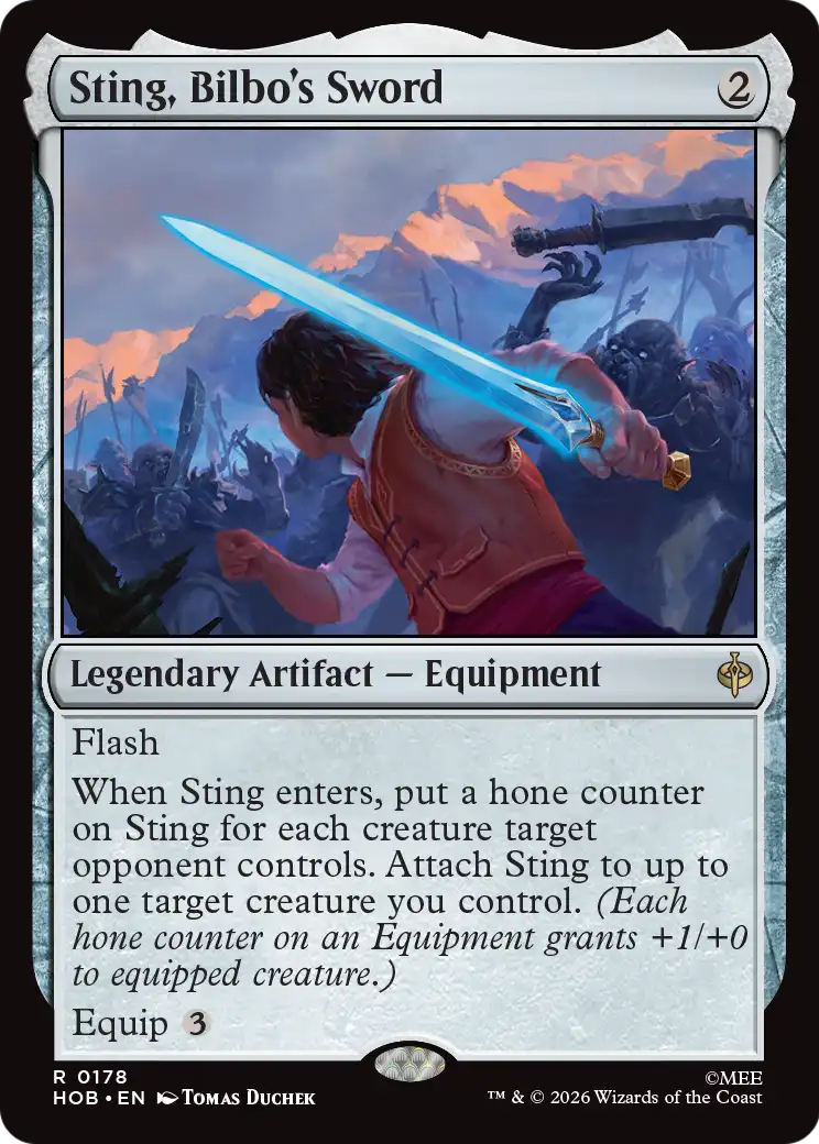 Sting, Bilbo's Sword [The Hobbit] | Black Swamp Games