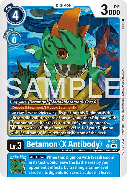 Betamon [P] (X Antibody) (Official Store Tournament 2026 Vol. 1) [Promotional Cards] | Black Swamp Games