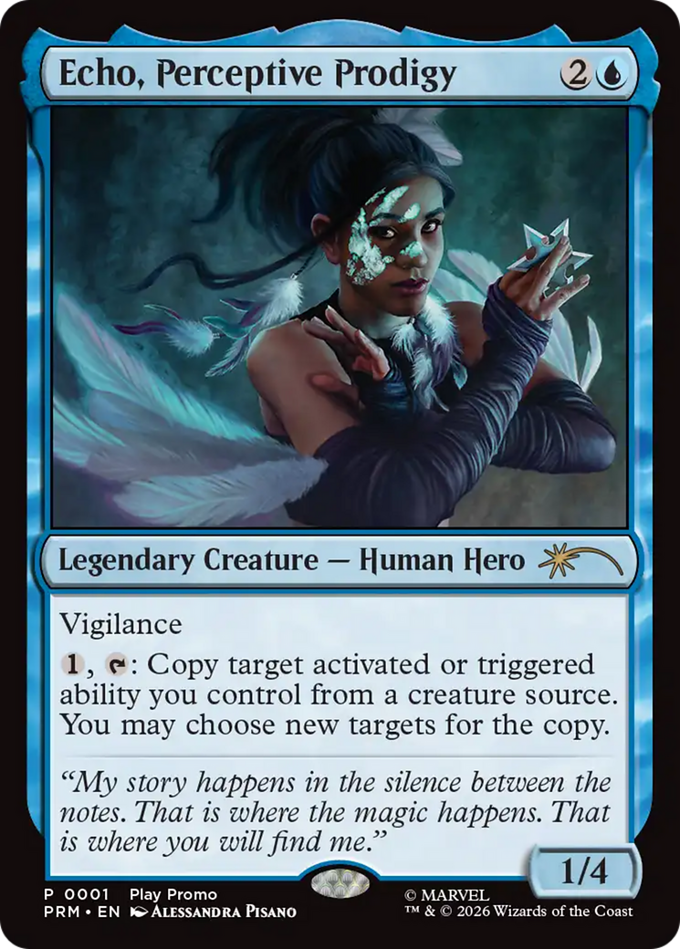 Echo, Perceptive Prodigy [Standard Showdown Promos] | Black Swamp Games