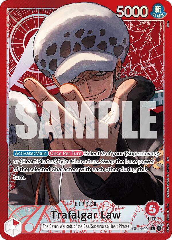 Trafalgar Law (Alternate Art) [The Azure Sea's Seven] | Black Swamp Games
