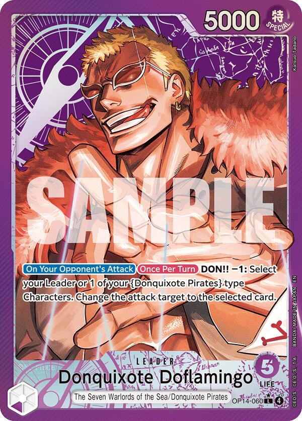 Donquixhote Doflamingo (Alternate Art) [The Azure Sea's Seven] | Black Swamp Games
